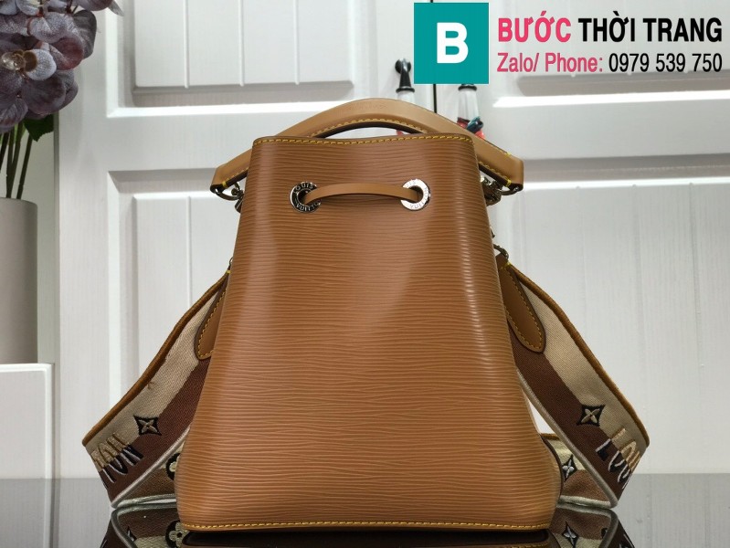 Túi xách LV Loius Vuitton Neonoe BB siêu cấp da Epi màu nâu bò size 20cm - M53612
