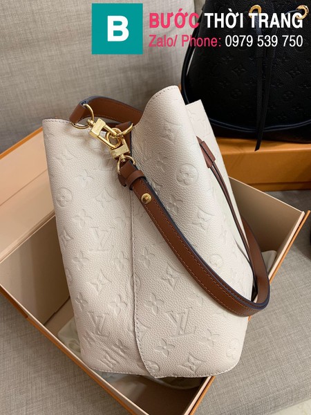 Túi xách Louis Vuitton NeoNoe siêu cấp da bò màu trắng size 26 cm - M45307