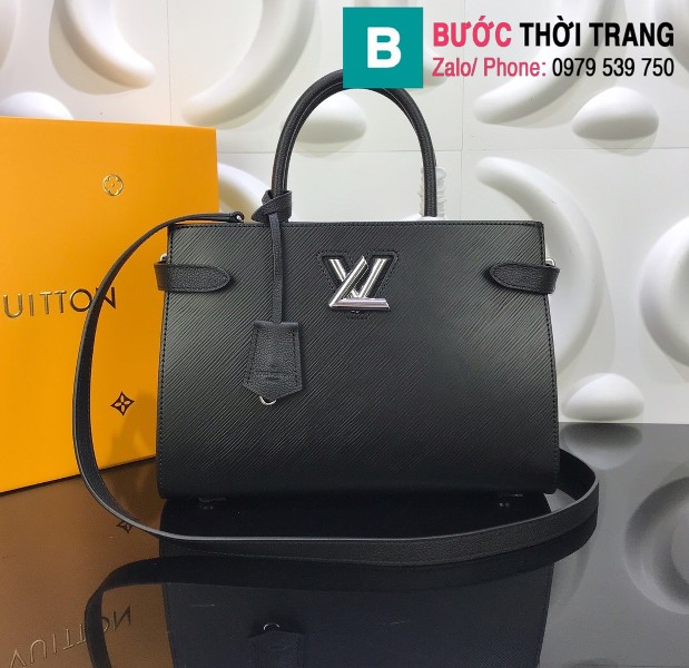Túi xách Louis Vuitton Twist Tote siêu cấp màu đen size 30cm - M54810