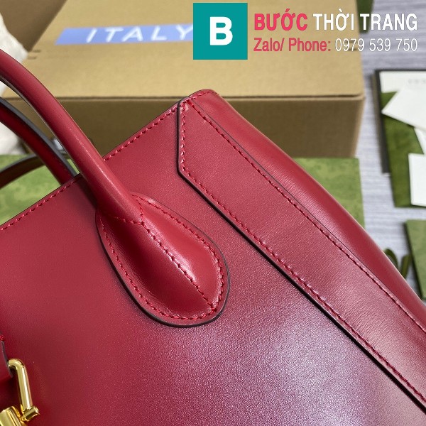Túi xách Gucci Jacki 1961 Medium Tote Bag siêu cấp màu đỏ đô size 30 cm - 649610