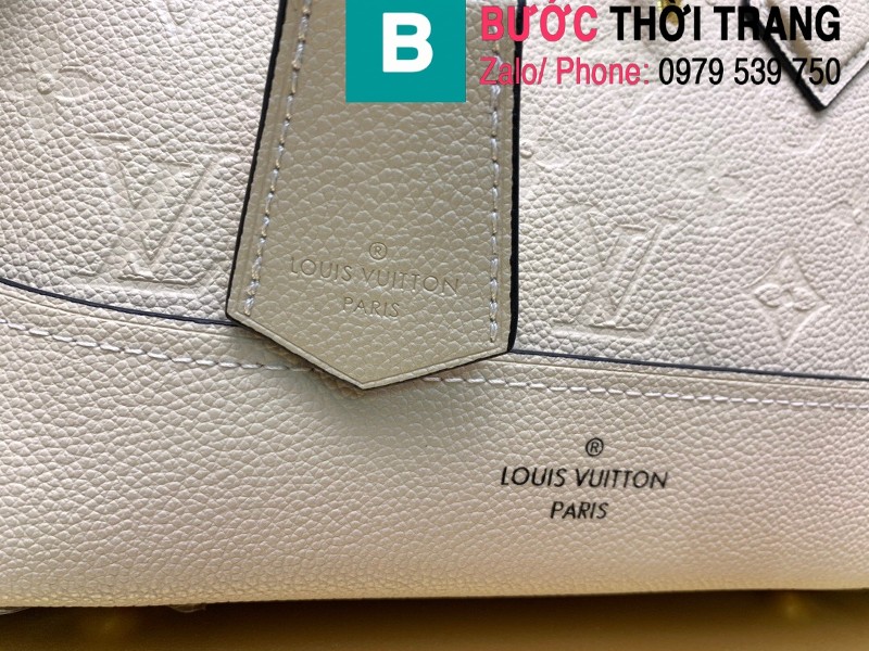 Túi xách Louis Vuitton Alma BB siêu cấp màu trắng ngà size 25 cm - M44829
