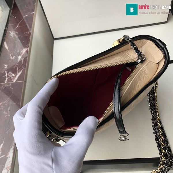 Túi xách Chanel Gabrielle hobo bag siêu cấp màu da size 20cm - 91810
