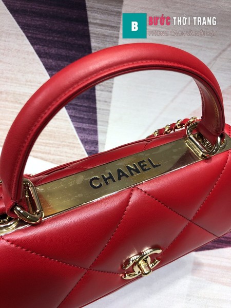 Túi Xách Chanel Trendy CC siêu cấp size 25cm màu đỏ