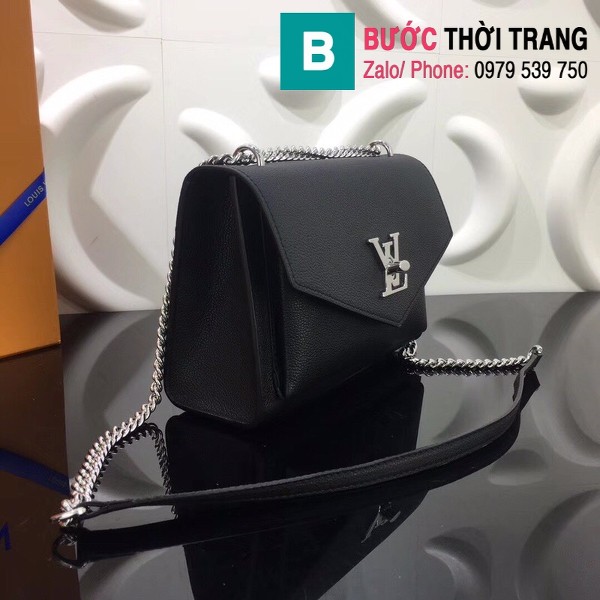 Túi xách Louis Vuitton Mylockme BB siêu cấp da bê màu đen size 22.5 cm - M51418