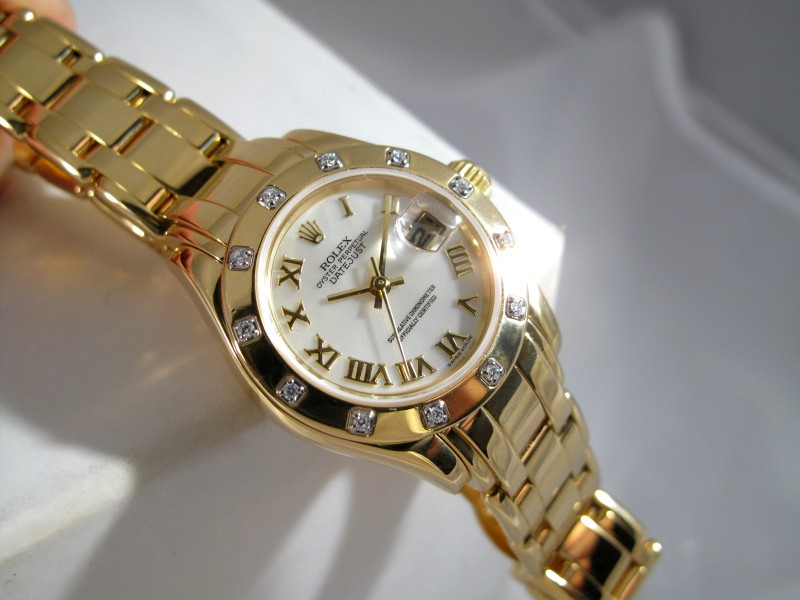Vendo Rolex Lady-Datejust Pearlmaster Diamonds MOP Dial 29mm