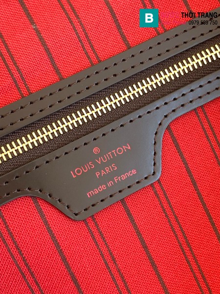 Túi xách Louis Vuitton Delightful MM siêu cấp Canvas Monogram màu nâu kẻ cá rô size 41cm - M50156