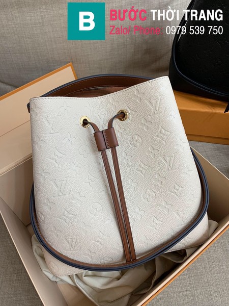Túi xách Louis Vuitton NeoNoe siêu cấp da bò màu trắng size 26 cm - M45307
