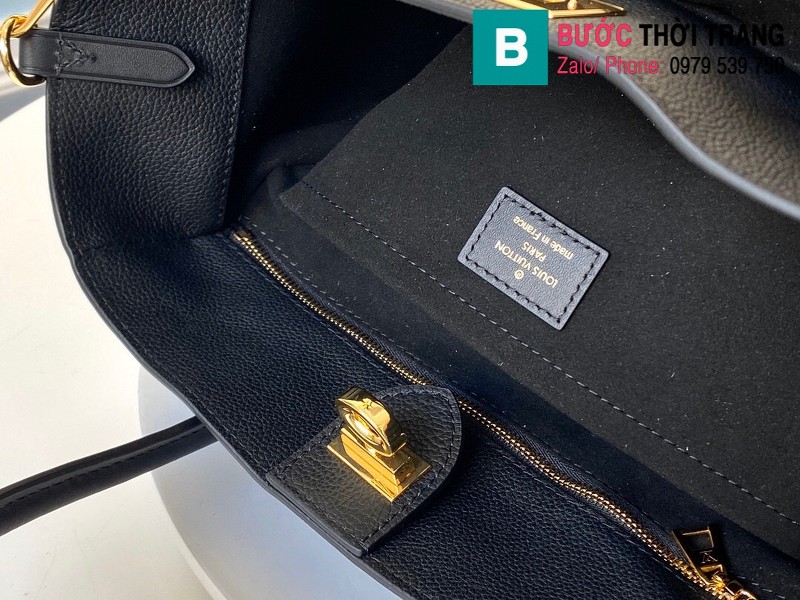 Túi xách Louis Vuitton On My Side siêu cấp da bê màu nâu size 30.5 cm - M53824