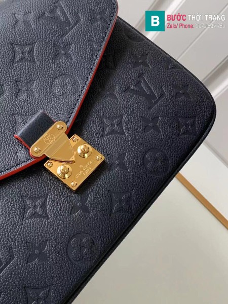 Túi Louis Vuitton Pochette Mettis siêu cấp màu xanh đen size 25 cm - M41487 