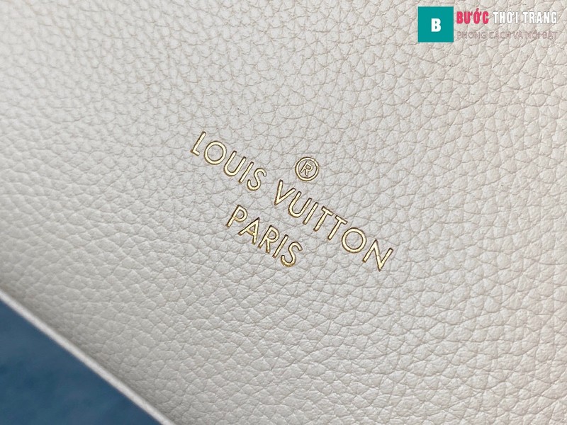 Túi xách LV Louis Vuitton On my side siêu cấp màu be xám size 30.5 cm - M55802