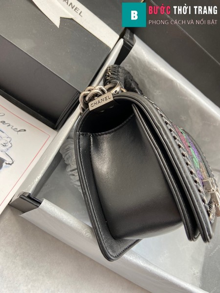 Túi xách Chanel boy siêu cấp python leather màu 9 size 20 cm - A94805 