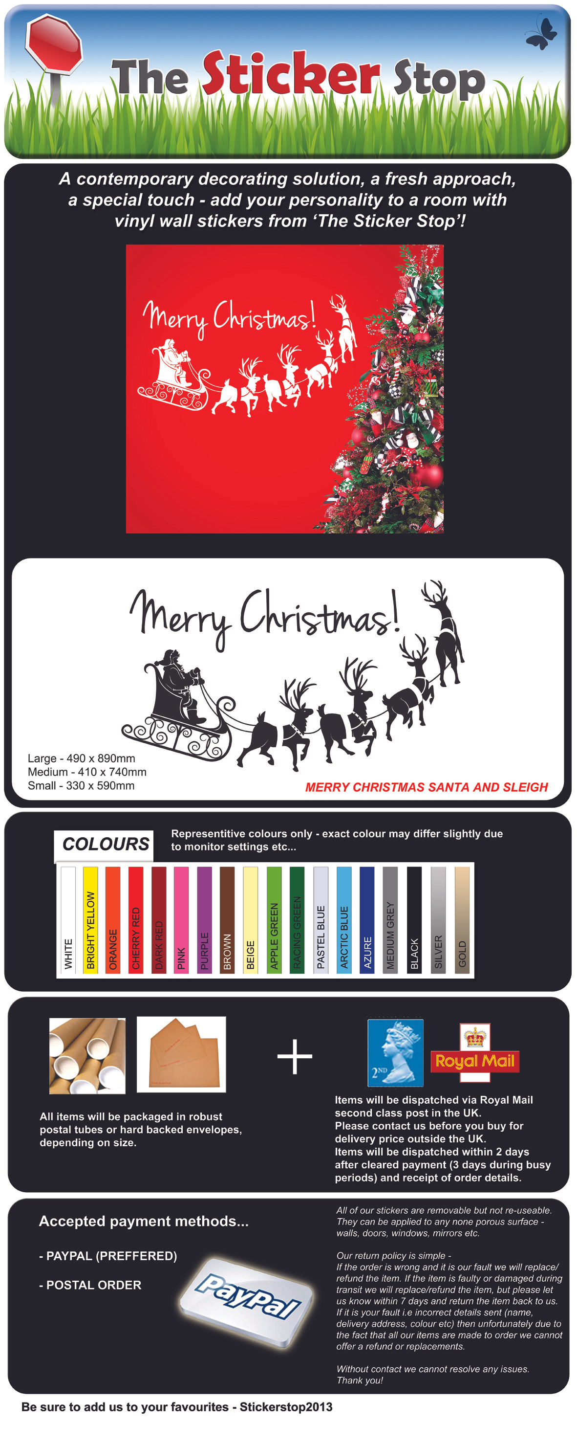 Buon Natale Traduzione In Inglese.Buon Natale Festive Adesivo Vinile Da Parete Murale Decalcomania Trasferimento Ebay